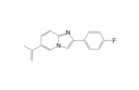 2-(p-Fluorophenyl)-6-(1'-methylethenyl)-imidazo[1,2-a]pyridine