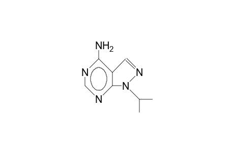 1-Isopropyl-4-amino-pyrazolo(3,4-D)pyrimidine