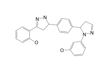 3-[2-Hydroxyphenyl]-5-{4'-[3""""-(2""""'-hydroxyphenyl)-2""""-pyrazolin-5""""-yl]phenyl}-2-pyrazoline