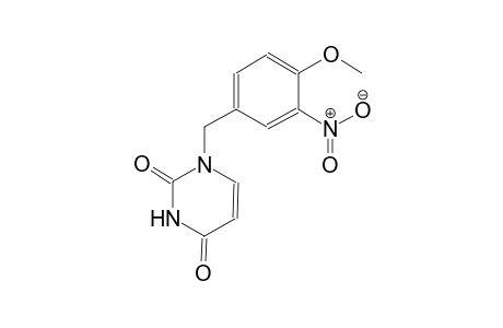 1-(4-methoxy-3-nitrobenzyl)-2,4(1H,3H)-pyrimidinedione