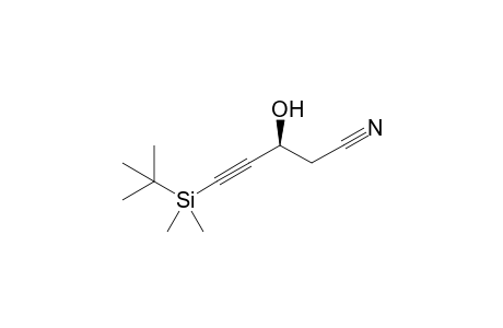 (3S)-5-[tert-butyl(dimethyl)silyl]-3-hydroxy-4-pentynenitrile