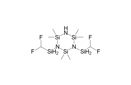 Cyclotrisilazane, 1,3-bis(difluoromethylsilyl)-2,2,4,4,6,6-hexamethyl-