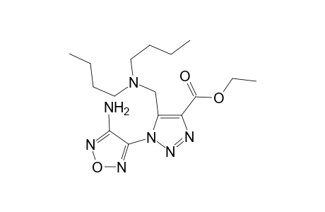 1-(4-Amino-furazan-3-yl)-5-dibutylaminomethyl-1H-[1,2,3]triazole-4-carboxylic acid ethyl ester
