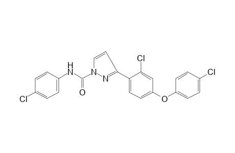 4'-CHLORO-3-[2-CHLORO-4-(p-CHLOROPHENOXY)PHENYL]PYRAZOLE-1-CARBOXANILIDE