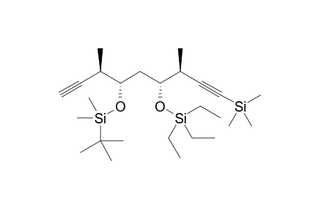 tert-butyl-dimethyl-[(1S,3R,4S)-4-methyl-1-[(1R)-1-methylprop-2-ynyl]-3-triethylsilyloxy-6-trimethylsilyl-hex-5-ynoxy]silane