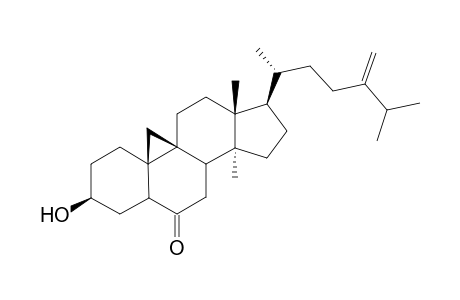 3.beta.-Hydroxy-24-methylene-28,29-bis-nor-cycloartan-6-one