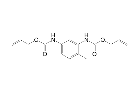 (4-methyl-m-phenylene)dicarbamic acid, diallyl ester
