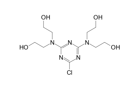 2-chloro-4,6-bis[di(2-hydroxyethyl)amino]-s-triazine