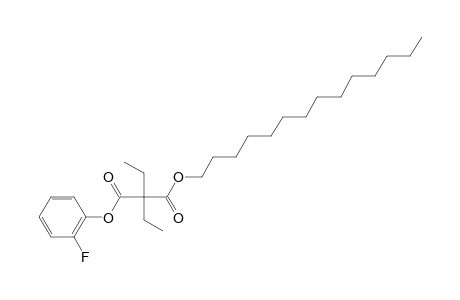 Diethylmalonic acid, 2-fluorophenyl tetradecyl ester