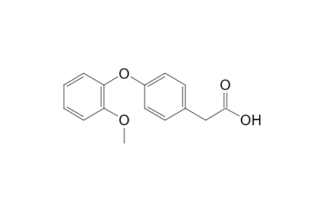 [p-(o-methoxyphenoxy)phenyl]acetic acid