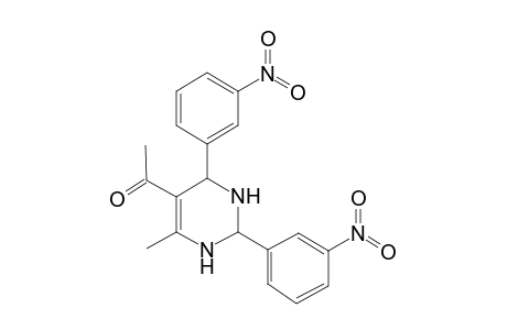 5-ACETYL-6-METHYL-2,4-BIS-(3-NITROPHENYL)-TETRAHYDROPYRIMIDINE