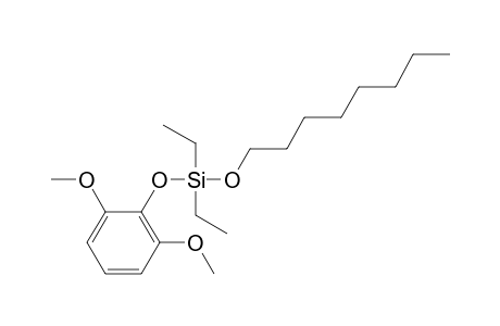 Silane, diethyl(2,6-dimethoxyphenoxy)octyloxy-