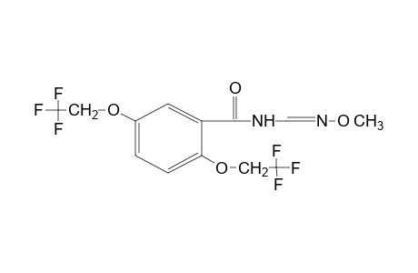 2,5-bis(2,2,2-trifluoroethoxy)-N-formylbenzamide, N-(O-methyloxime)