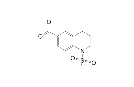 6-Quinolinecarboxylic acid, 1,2,3,4-tetrahydro-1-(methylsulfonyl)-