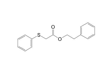 (Phenylthio)acetic acid, 2-phenylethyl ester