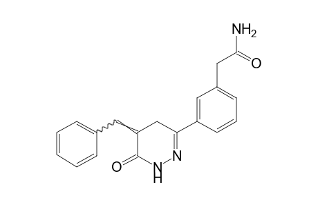 5-BENZYLIDENE-5,6-DIHYDRO-6-OXO-3-PHENYL-1(4H)-PYRIDAZINEACETAMIDE