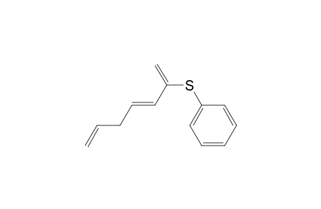 Benzene, [(1-methylene-2,5-hexadienyl)thio]-, (E)-