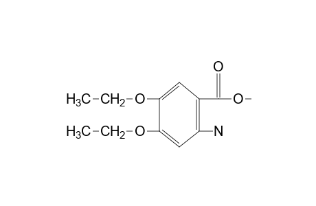 4,5-diethoxyanthranilic acid, methyl ester