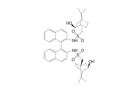 (M,1R,2S,4R,1'R,2'S,4'R)-N-{1-[2-(2'-Hydroxy-7',7'-dimethylbicyclo[2.2.1]hept-1'-ylmethylsulfonamido)-1-naphthyl]-2-naphthyl}-2-hydroxy-7,7-dimethylbicyclo[2.2.1]hept-1-ylmethanesulfonamide