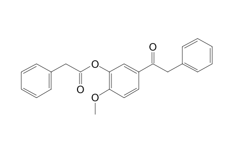 3'-hydroxy-4'-methoxy-2-phenylacetophenone, phenylacetate