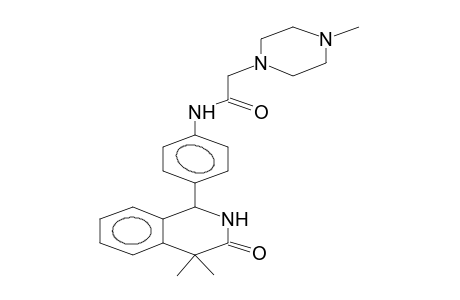 4,4-DIMETHYL-1-[4-(4-METHYLPIPERAZINOACETYL)AMINOPHENYL]-1,4-DIHYDRO-3(2H)-ISOQUINOLINONE