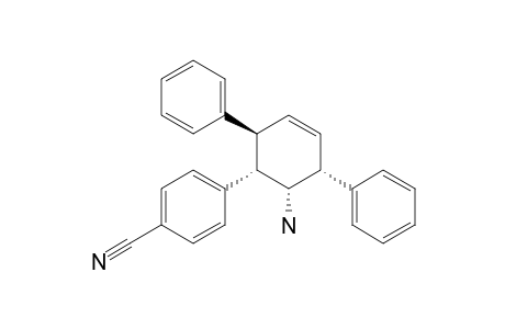 Benzonitrile, 4-(6-amino-2,5-diphenyl-3-cyclohexen-1-yl)-, (1.alpha.,2.alpha.,5.alpha.,6.beta.)-