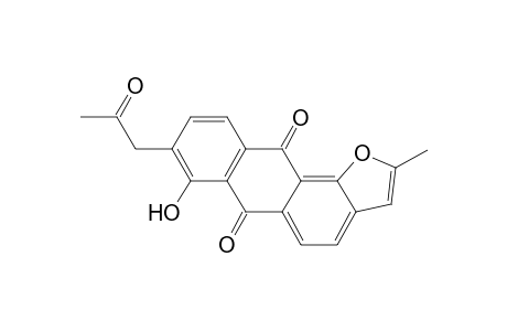 7-Hydroxy-2-methyl-8-(2'-oxopropyl)anthra[1,2-b]furan-6,11-dione