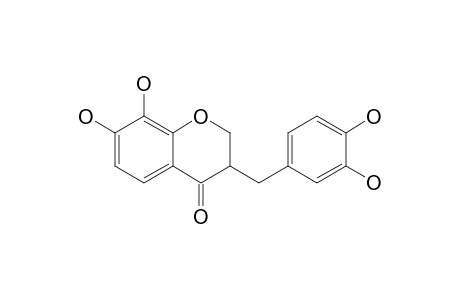 7,8-Dihydroxy-3-(3,4-dihydroxybenzyl)-2,3-dihydro-4H-1-benzopyran-4-one