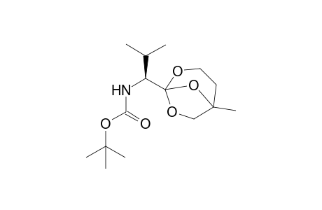 (1S)-[2-Methyl-1-(5-methyl-2,7,8-trioxabicyclo[3.2.1]oct-1-yl)propyl]carbamic acid tert-butyl ester