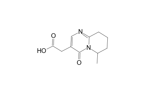 4H-Pyrido[1,2-a]pyrimidine-3-acetic acid, 6,7,8,9-tetrahydro-6-methyl-4-oxo-
