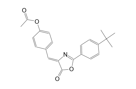 4-[(Z)-(2-(4-tert-butylphenyl)-5-oxo-1,3-oxazol-4(5H)-ylidene)methyl]phenyl acetate