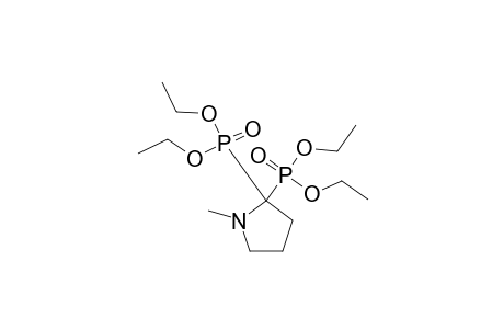 2,2-bis(diethoxyphosphoryl)-1-methylpyrrolidine