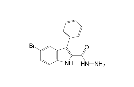 5-bromo-3-phenylindole-2-carboxylic acid, hydrazide