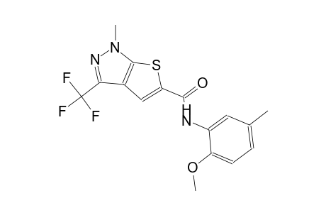 1H-thieno[2,3-c]pyrazole-5-carboxamide, N-(2-methoxy-5-methylphenyl)-1-methyl-3-(trifluoromethyl)-
