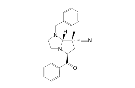 5-Benzoyl-1-benzyl-7-cyano-7-methylhexahydro-1H-pyrrolo[1,2-a]imidazole