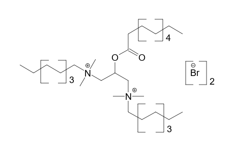 (2-hydroxytrimethylene)bis[dimethylnonylammonium]dibromide, laurate