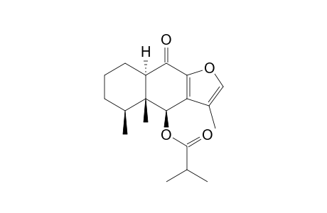6-BETA-ISOBUTYROXY-9-OXO-10-ALPHA-H-FURANOEREMOPHILANE