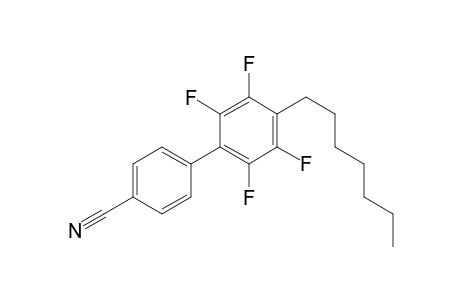 4-(2,3,5,6-tetrafluoro-4-heptyl-phenyl)benzonitrile
