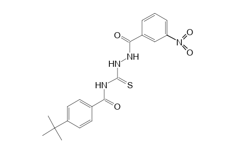 4-(p-tert-butylbenzoyl)-1-(m-nitrobenzoyl)-3-thiosemicarbazide
