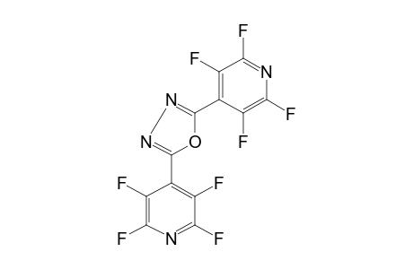 2,5-bis(2,3,5,6-tetrafluoro-4-pyridyl)-1,3,4-oxadizole