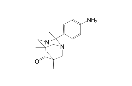 1,3-diazatricyclo[3.3.1.1~3,7~]decan-6-one, 2-(4-aminophenyl)-2,5,7-trimethyl-