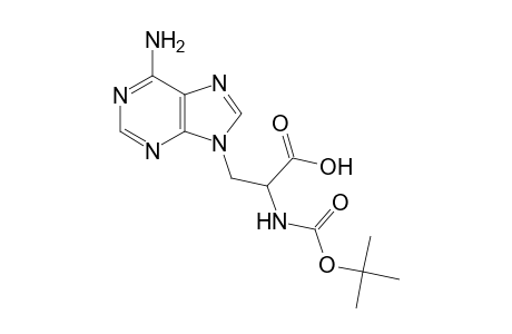 Adenine-9-propanoic acid, .alpha.-t-butoxycarbonylamino-