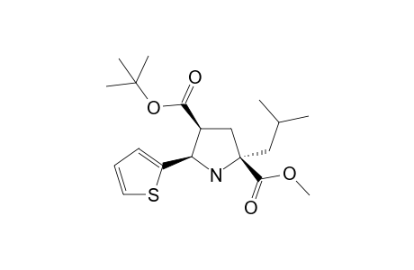 (2S,4S,5R)-2-Isobutyl-5-thiophen-2-yl-pyrrolidine-2,4-dicarboxylic acid 4-tert-butyl ester 2-methyl ester