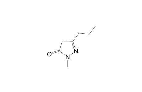 1-Methyl-3-n-propyl-2-pyrazolin-5-one