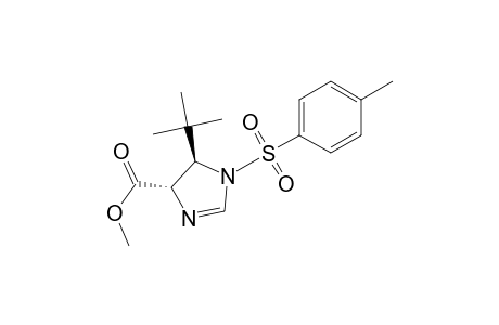trans-4-(Methoxycarbonyl)-5-tert-butyl-1-N-tosyl-2-imidazoline
