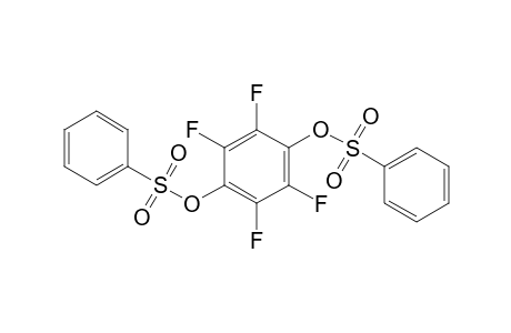 TETRAFLUOROHYDROQUINONE, DIBENZENESULFONATE (ESTER)