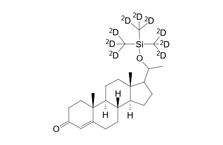 20.beta.-O(D9)TMS-4-pregnen-3-one