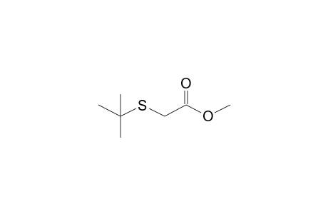 Acetic acid, [(1,1-dimethylethyl)thio]-, methyl ester