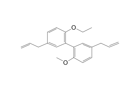 5,5'-Diallyl-2,2'-biphenyldiol, o-methyl, o'-ethyl