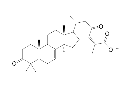 Methyl Ester of 3-Oxo-15.alpha.,9.beta.-lanost-7-en-26,23-olide